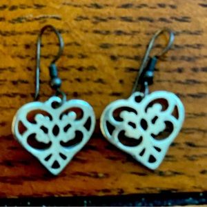 Brighton Heart hook earrings
